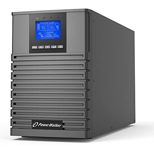 BlueWalker PowerWalker VFI 1000 ICT IoT - UPS - AC 160-300 V - 1000 Watt - 1000 VA 7 Ah - RS-232, USB (10122192) Sort