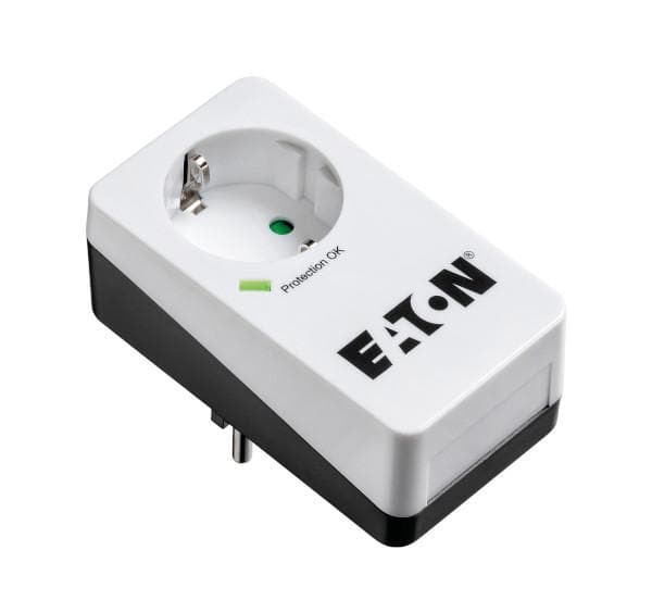 Eaton Protection Box 1 Din - Overspændingsbeskytter - AC 220-250 V - 4000 Watt - Udgange: 1 - Hvid