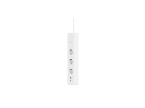 WOOX R6132, 3 AC-utganger, Type F (CEE 7/4), 1,5 m, Ledning & Trådløs, Hvit, Hvit
