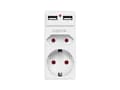 Miniatyrbilde 2 av 5: LogiLink PA0276, 1 AC-utganger, Type F, 230 V, 50 Hz, 16 A, 3680 W