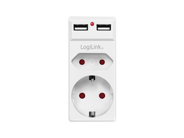 LogiLink PA0276, 1 AC-utganger, Type F, 230 V, 50 Hz, 16 A, 3680 W
