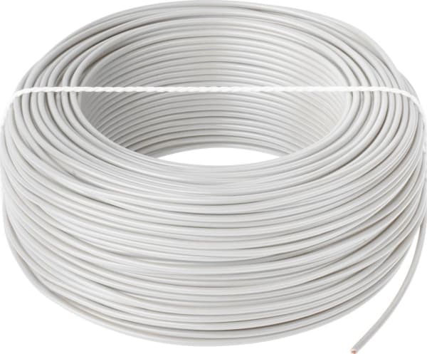 Elektrokabel LgY kabel 1x0,75 H05V-K vit