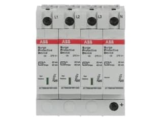 ABB OVR T2 3N 40-275 P QS, 230 / 400 V, Grå, IP20, A/V, 480 g, 71,2 mm