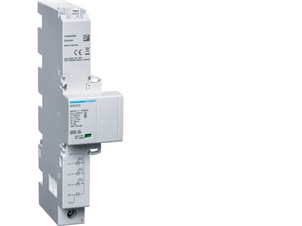 Hager SPA701Z, 230 - 400 V, 50/60 Hz, 50000 A, vit, 54 mm, 88 mm