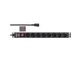 Miniatyrbilde 2 av 3: InLine 16428S, 8 AC-utganger, 2500 W, 1,5 mm², Sort, Aluminium, Plast, Aluminium, Plast