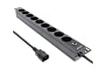 Miniatyrbilde 1 av 3: InLine 16429S, 9 AC-utganger, C14 kopling, IEC 320, 2500 W, 1,5 mm², C14 kopling, Sort