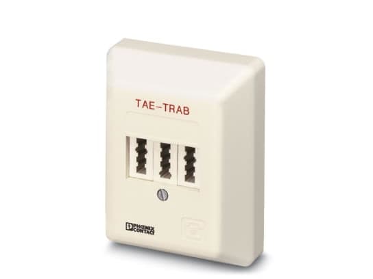 Phoenix TAE-TRAB FM-NFN-AP, 60 V, Hvit, ABS syntetisk, Digital Subscriber Line (DSL), Tyskland, 1 kg
