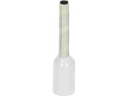 Orno Isolert hylse, maks tverrsnitt 0,5mm?, lengde kobberhylse 8mm, Blister à 25 stk.