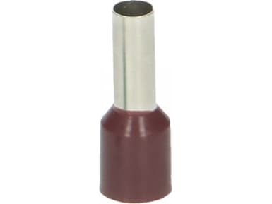 Orno Isolert hylse, maks tverrsnitt 10mm?, lengde kobberhylse 12mm, Blister à 25 stk.