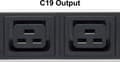 Miniatyrbillede 6 af 8: Intellinet - PDU (rack - monteres) - AC 110-250V - input, input IEC 60320 C14 - udgangsstik: 24 - 48,3 cm (19") - 2 m (163675)