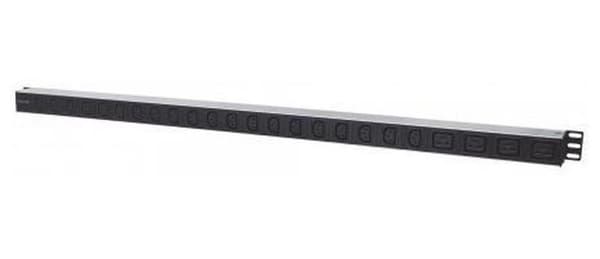 Intellinet - PDU (rack - monteres) - AC 110-250V - input, input IEC 60320 C14 - udgangsstik: 24 - 48,3 cm (19") - 2 m (163675)