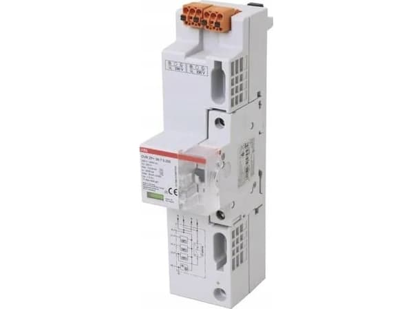 ABB OVR ZP+ 3N 7.5-255 MCB6, 230 / 400 V, Grå, IP20, A/V, 766 g, 115 mm