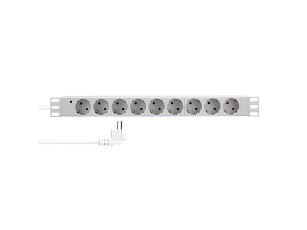 LogiLink PDU9C05, 9 AC-utganger, PDU, 230 V, 50 Hz, 16 A, 3600 W