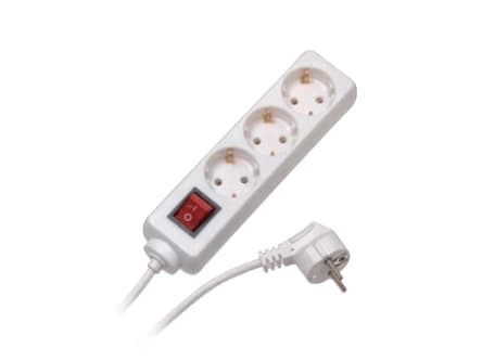 Vivanco ES3 S15, 3 AC-utganger, Type F, 230 V, Svart, 1,4 m, 1 stykker