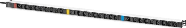 Digitus Basis IT PDU - 3-vaiheinen 16 A - 24 x C13 - 3 x C19 - 3 m syöttökaapeli - IEC 60309 16 A pistoke (DN-95452) musta