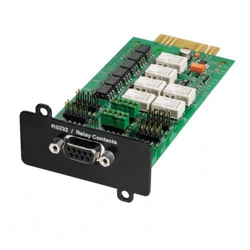 RELAY-MS Karta stykow bezpotencjałowych + RS232