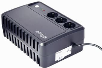 Gembird EG-UPS-3SDT1000-01 uninterruptible power supply (UPS) Line-Interactive 1 kVA 600 W 3 AC outlet(s) Sort