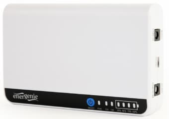 Nepārtrauktās barošanas bloks Energenie UPS for DC Devices 18 W White Hvit