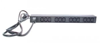 PDU BASIC 1U 16A 208/230V C13  AP9565 Sort