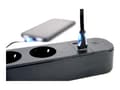 Miniatyrbilde 3 av 5: Gembird TSL-PS-S4U-01 - Smart strømstripe - AC 230 V - 3680 watt - Wi-Fi - inngang: type F - utgangskontakter: 4 (type F, 2 x USB, 24 pin USB-C) - 1.