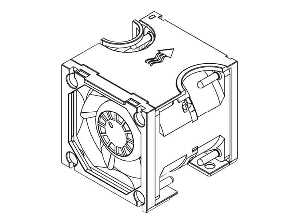 Lenovo ThinkSystem 2U Performance Fan Option Kit - Fläktar med dubbla rotorblad