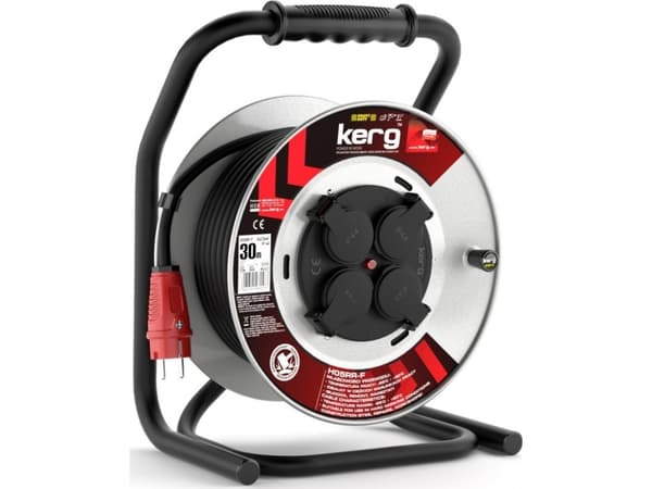 KERG SUB-CONTROLLER 3G2.5 30M BLACK H05RRF EN EPR gummi fasta uttag