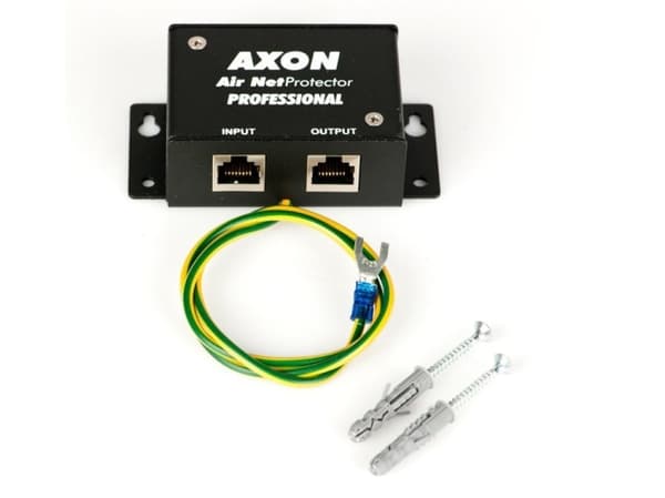 HSK DATA AXON AIR Verkkosuoja PROFESSIONAL, 120 V, musta, metalli, verkostoituminen, 0,5 m, 160 g