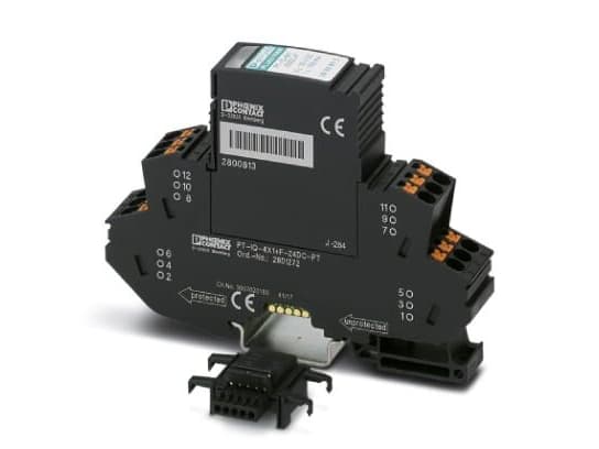 Phoenix Contact 2801272 Ylijännitesuoja PT-IQ-4X1+F-24DC-PT IP20 (2801272)