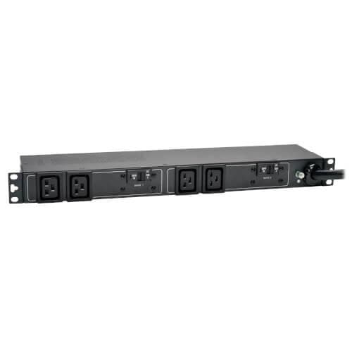Tripp Lite PDUH32HV19 Power Distribution 1U Sort 4 AC Output(s)
