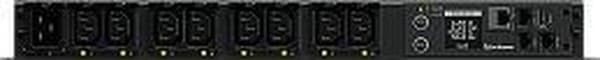 CyberPower Switched Series PDU41005 - strømfordelingsenhed (rack - monteres) - AC 100-240 V - 1-faset - Ethernet, seriel - input, input IEC 60320 C20 Sort