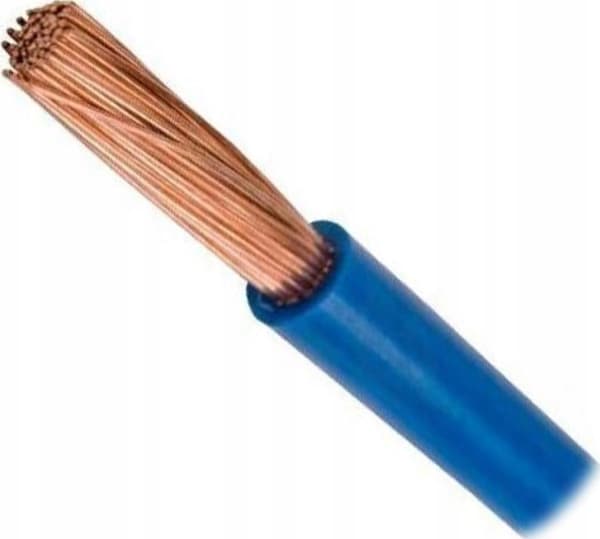 Elektrokabel POLSK PRODUKTION / POLSKA TILLVERKARE LINJEKABEL LGY 1X1,5 1,5MM2 BLÅ 1M METER LGY 1,5 BLÅ