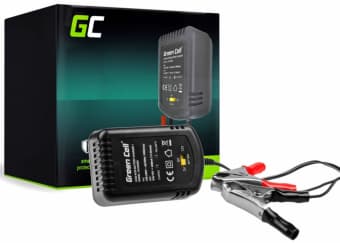 Green Cell ACAGM05 vehicle battery charger 2/6/12 V Black