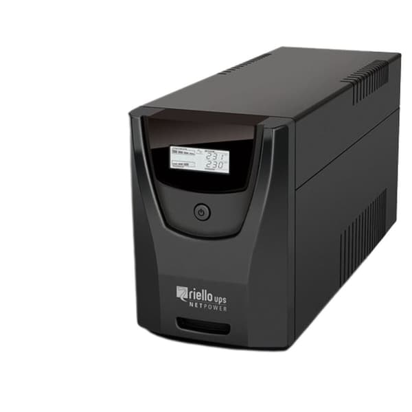 System til Uafbrydelig Strømforsyning Interaktivt UPS Riello NPW1000DE 600 W Sort