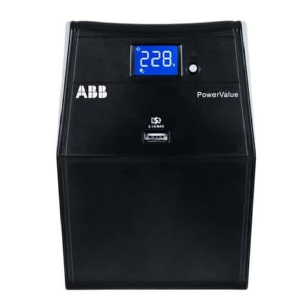 System til Uafbrydelig Strømforsyning Interaktivt UPS ABB 4NWP100171R0001 480 W 800 VA Sort