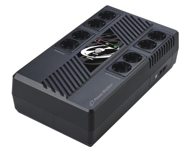 PowerWalker VI 800 MS FR Line-Interactive 800 VA 480 W 8 AC-stikkontakt(er)