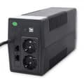 Pikkukuva 9 / 10: Qoltec Monolith -keskeytymätön virtalähde (UPS) Kaksoismuunnos (online) 0,85 kVA 480 W 2 AC-pistorasiaa
