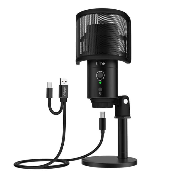Fifine x DELE K683B USB Kondensator Mikrofon