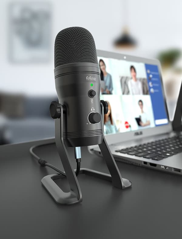 Fifine x DELE K690 USB Studio Multipolært mønster mikrofon