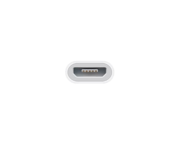 Micro-USB til Lightning Adapter - Hvit