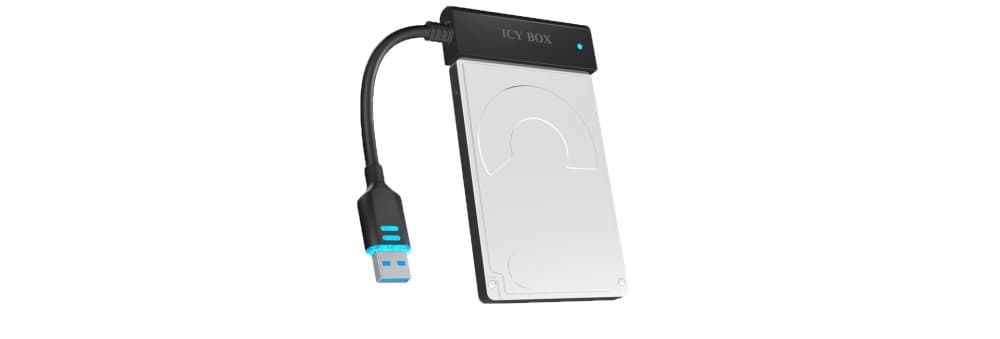 ICY BOX Adapterkabel for 2,5" SATA-Drives, USB 3.0, 5 Gbps, Hotswap, b