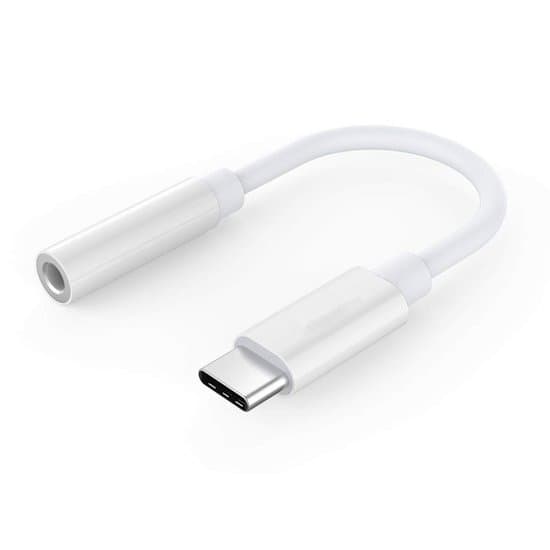 USB-C til 3,5 mm lyd med smart DAC aux til iPad Pro (2018/2020), Huawei, Samsung osv.