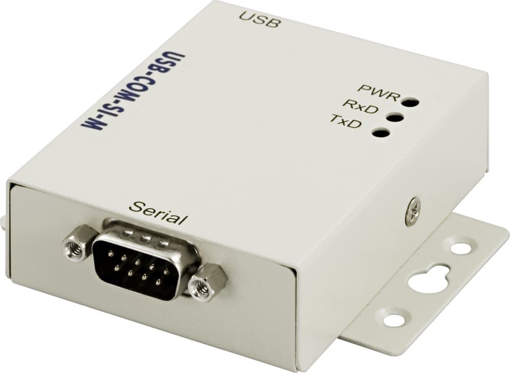 TITAN USB til seriel adapter, RS-232, DB9 han, metal, optisk isoleret