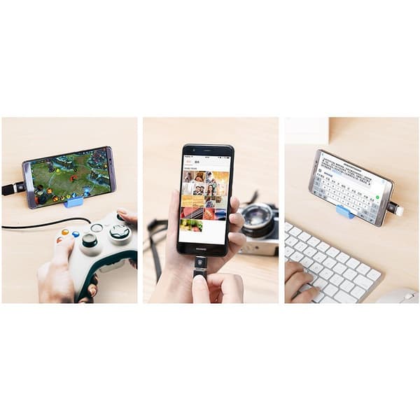 Baseus USB Type-C/ USB-C till USB OTG-Converter Adapter Kontakt