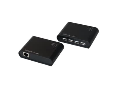 LogiLink UA0230, USB 2.0, USB 2.0, 480 Mbit/s, musta, 50 m, Taiwan, Taiwan