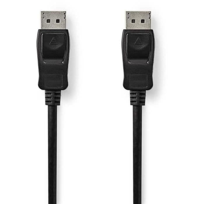 NEDIS DisplayPort 1.4 kabel - DisplayPort hane - DisplayPort hane - 3,00 m - svart