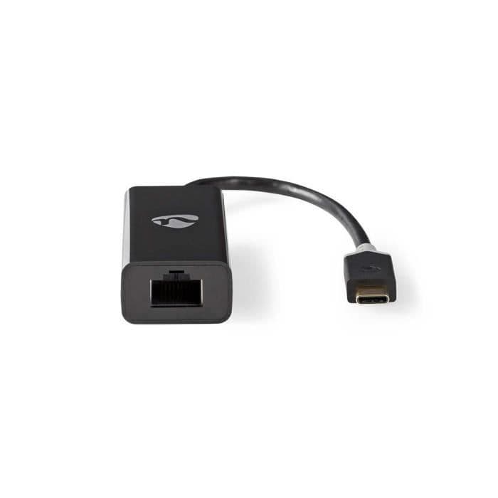 NEDIS USB Type-C adapterkabel - Type-C han - RJ45 (8P8C) hun - 0,2 m - Anthracite