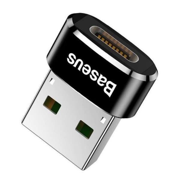 Baseus Adapter USB-C till USB-A - Svart