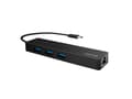 Miniatyrbild 1 av 5: LogiLink UA0313, USB 3.2 Gen 1 (3.1 Gen 1) Type-C, Svart, RJ-45, USB 3.2 Gen 1 (3.1 Gen 1) Type-A, 319 mm, 29 mm, 15 mm