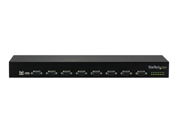 StarTech.com USB to Serial Hub - 8 Port - COM Port Retention - Rack Mount and Daisy Chainable - FTDI USB to RS232 Hub (ICUSB23208FD) - Seriell adapte
