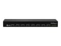 Pikkukuva 5 / 5: StarTech.com USB-sarjakeskitin - 8 porttia - COM-portin kiinnitys - Telineasennus ja ketjutettavuus - FTDI USB-RS232-keskitin (ICUSB23208FD) - Sarjas